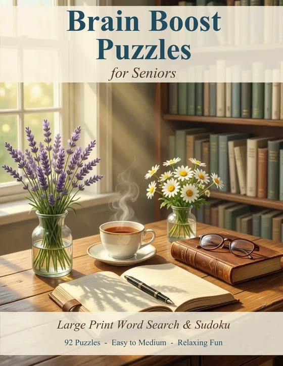 Brain Boost Puzzles cover